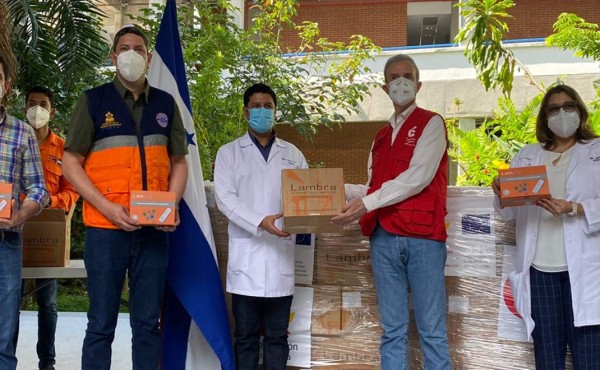 Cooperación Española dona 24,000 pruebas de antígeno a Honduras