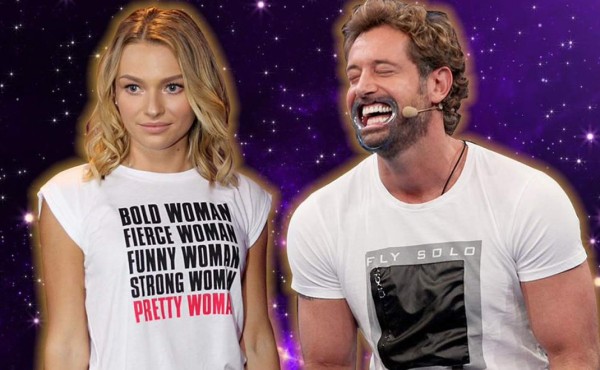 Gabriel Soto e Irina Baeva hacen primera aparición como novios en TV&nbsp;