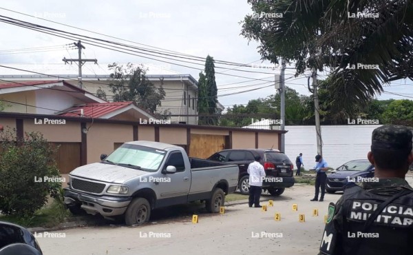 Identifican a hombre ultimado dentro de camioneta en San Pedro Sula