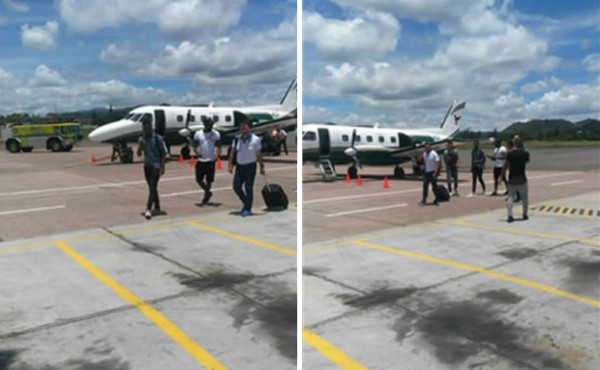 Pinto y jugadores de la Sub-23 de Honduras se llevan tremendo susto en pleno vuelo