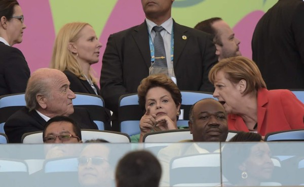 Diez jefes de Estado y de Gobierno en el Maracaná