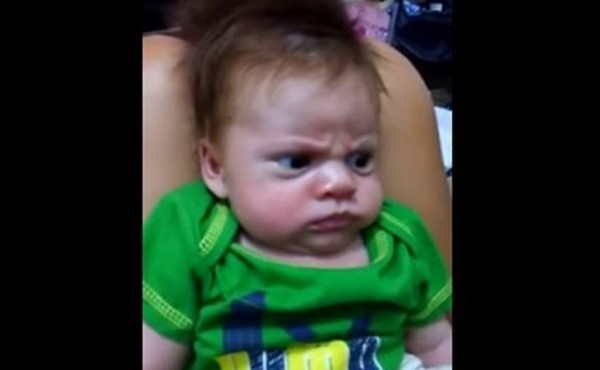 ¿Y qué le hicieron al bebé para que se enojara?