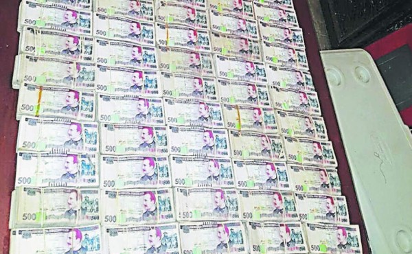 Suman L10 millones los hallados en histórico operativo antiextorsión