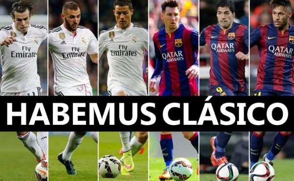 Clásico Real Madrid-Barcelona se juega en noviembre