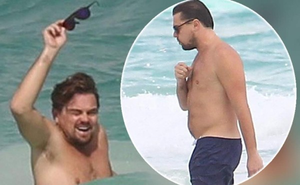 Leo DiCaprio muestra su 'pancita'