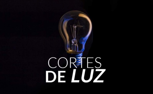 EEH anuncia cortes de energía en diversas zonas del país