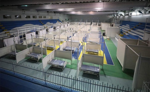 Gimnasio Municipal de San Pedro Sula atenderá a 69 pacientes de COVID-19
