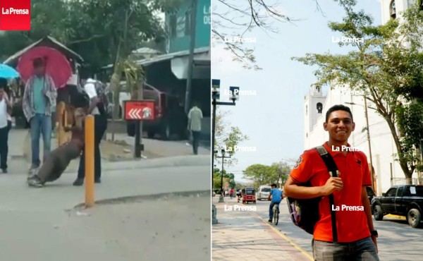 'Solo pensé en quitarlo de donde estaba y evitar que fuera atropellado', estudiante que ayudó a indigente