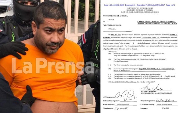 Dos meses negoció Wilter Blanco para declararse culpable