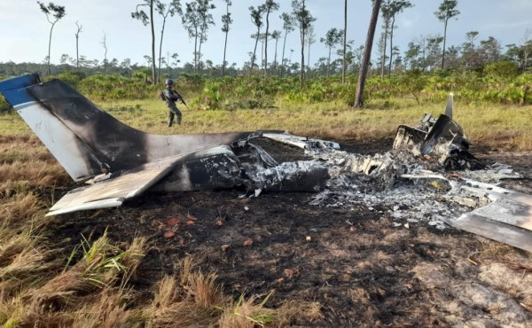 Aseguran supuesta narcoavioneta en Gracias a Dios