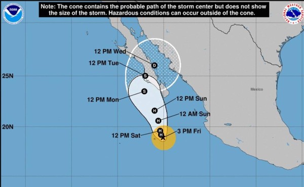 La tormenta tropical Norma pierde fuerza en el Pacífico mexicano