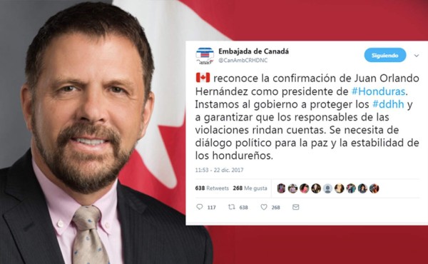 Canadá y Panamá reconocen a JOH como nuevo gobernante de Honduras