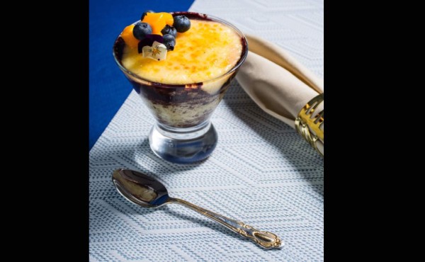 Crema cítrica con mango