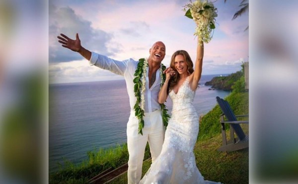 Dwayne Johnson 'The Rock' revela detalles de su boda secreta