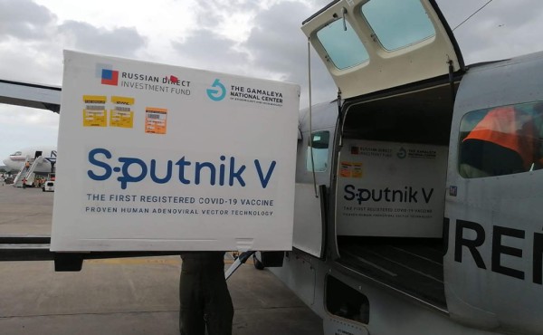 Honduras recibe 20.000 vacunas Sputnik V que restaban de 40.000