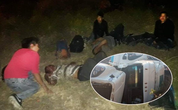 Listado de los 17 hondureños heridos en volcamiento de tráiler en México