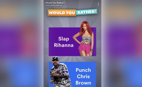 Snapchat se disculpa por pedir en anuncio abofetear a Rihanna