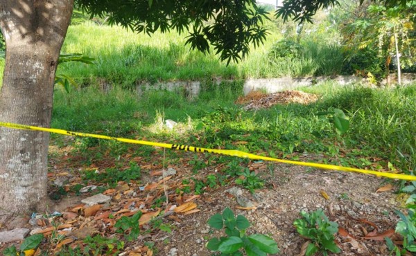 Este es el punto exacto donde fue encontrado el cuerpo.