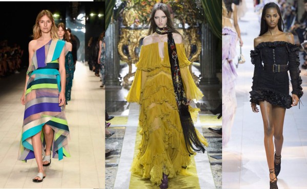 Hombros, toda un arma de seducción en vestidos