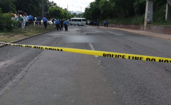 Matan a conductor de rapidito y hieren a tres personas en Tegucigalpa