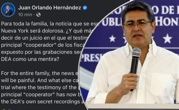 Juan Orlando Hernández: noticia que se espera de Nueva York será dolorosa
