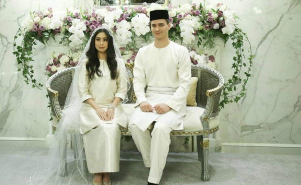 Se casó la Princesa de Malasia
