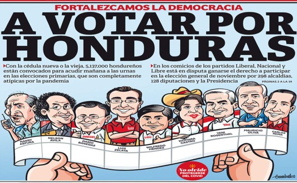 Elecciones primarias en Honduras: hoy es la gran fiesta cívica