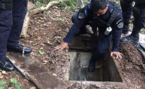 La Policía se interna en El Merendón y descubre búnker usado por la MS