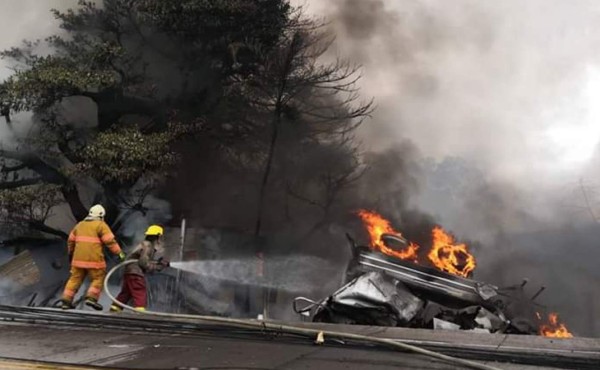 Confirman muerte de conductor de cisterna que provocó voraz incendio en Honduras