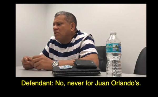 Interrogatorio de la DEA a Geovanny Fuentes: 'Nunca contribuí a la campaña de Juan Orlando'