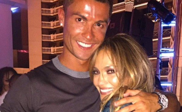 Cristiano fue a ver a Jennifer López y pasó un rato con ella