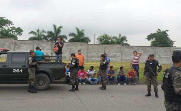 Fuertes operativos en terminales de buses en San Pedro Sula