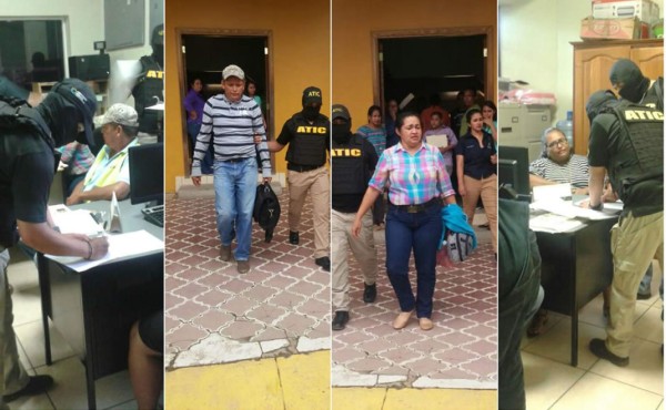 Detienen a tres empleados y dos exempleados de la alcaldía de Yoro