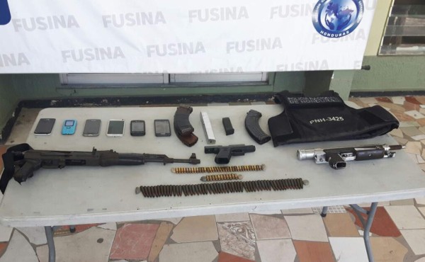 Caen cinco supuestos pandilleros extorsionadores en San Pedro Sula