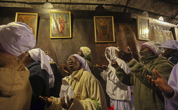 Peregrinos de todo el mundo comienzan a llegar a Belén para la Navidad
