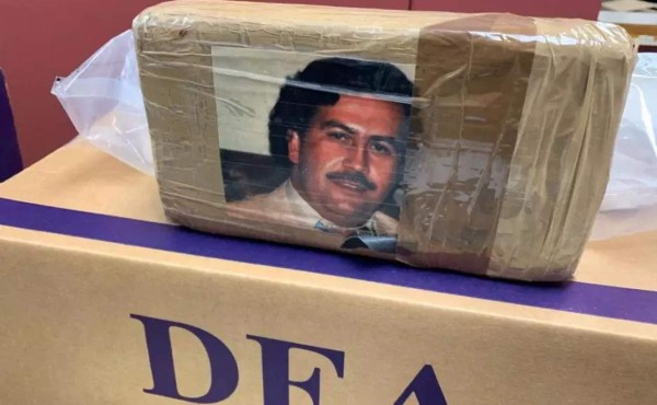 Decomisan en EEUU un cargamento de heroína marcado con foto de Pablo Escobar
