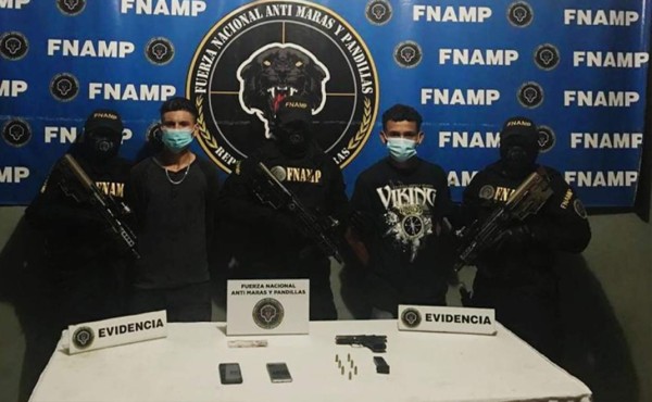 Capturan a 'Messi' y 'El Marlon', señalados de reclutar en la MS y extorsionar