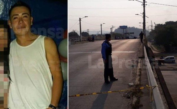 Encuentran cadáver de hombre colgado de puente en San Pedro Sula
