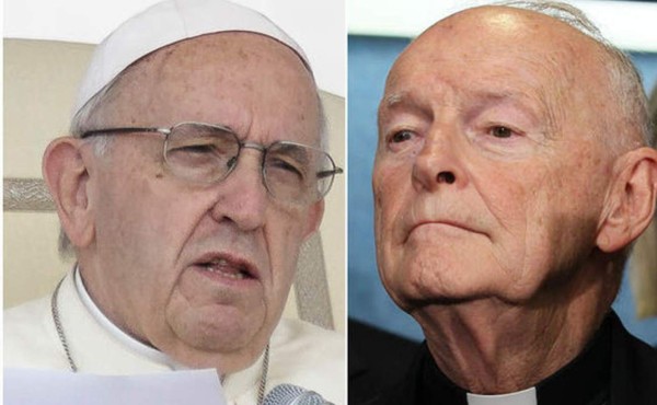 Papa ordena investigar caso del cardenal McCarrick en archivos del Vaticano