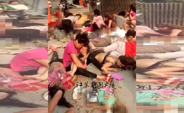 China: 7 muertos y 59 heridos en explosión cerca a escuela