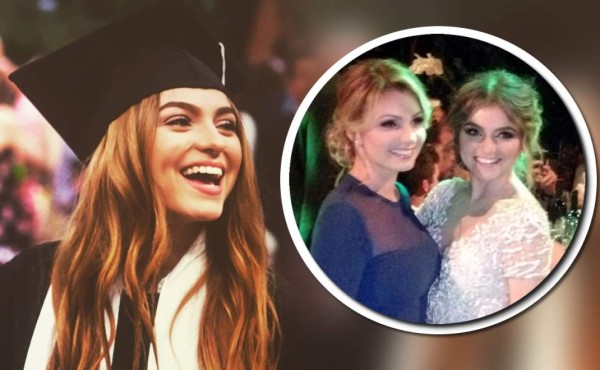 Angélica Rivera en fiesta de graduación de Sofía Castro