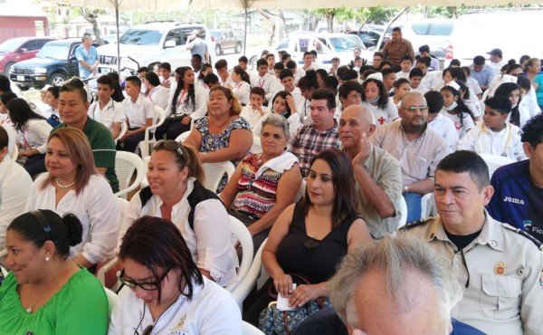 Colocan la primera piedra del hospital de Choloma