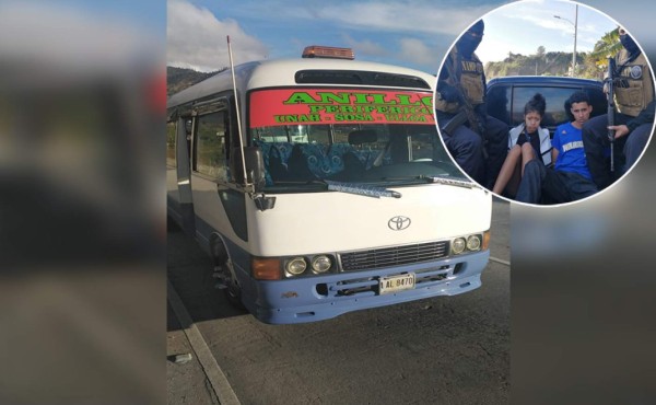 Capturan a supuestos sicarios tras matar a motorista de bus en Tegucigalpa