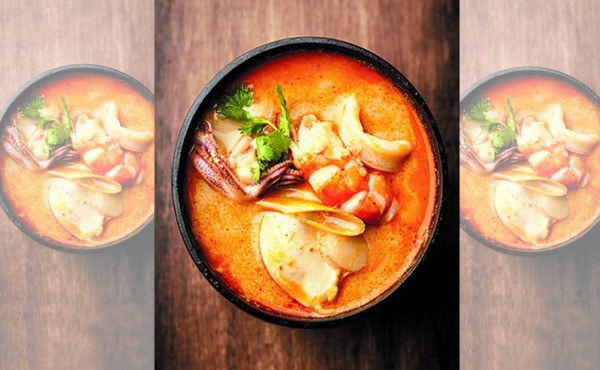 Sopa mix de mariscos