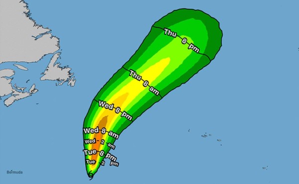 La tormenta tropical Rina se mueve hacia el Atlántico
