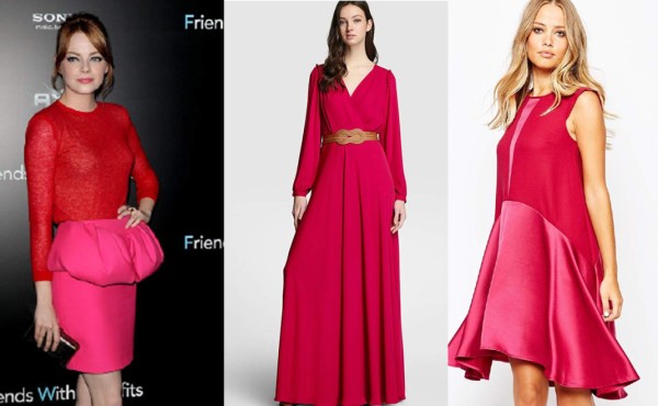 Rosado y rojo, el regreso del dúo perfecto