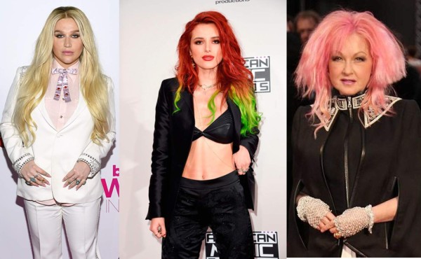 Tinte de rebeldía entre famosas