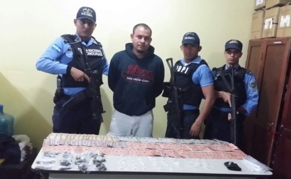 Capturan a supuesto distribuidor de droga en el occidente de Honduras