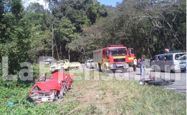 Honduras: Madre e hijo mueren en accidente en Santa Bárbara