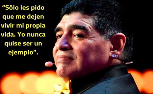 Frases memorables que dejó Diego Armando Maradona